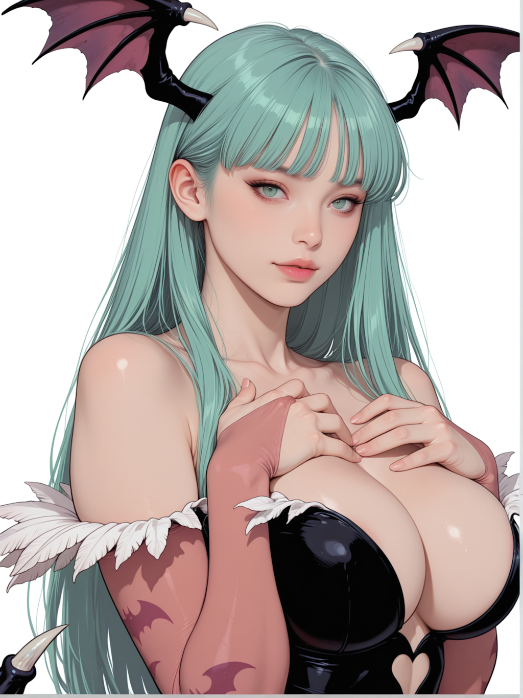 おっぱい見せてくれるモリガン