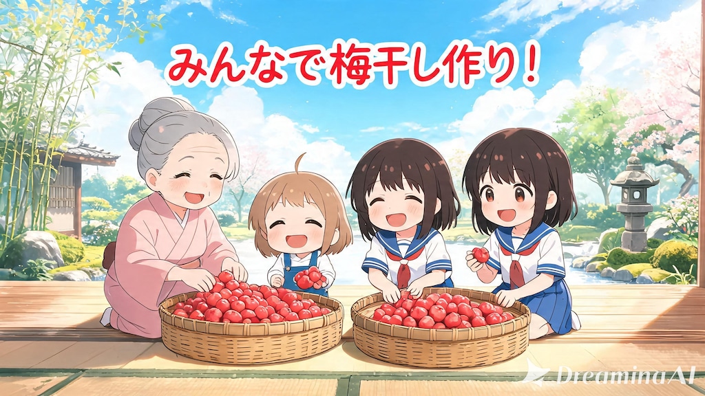 梅干し作り体験！１