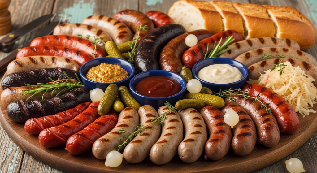 ソーセージ盛り合わせ