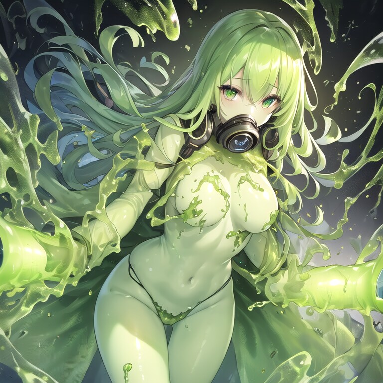 バブルスライム娘
