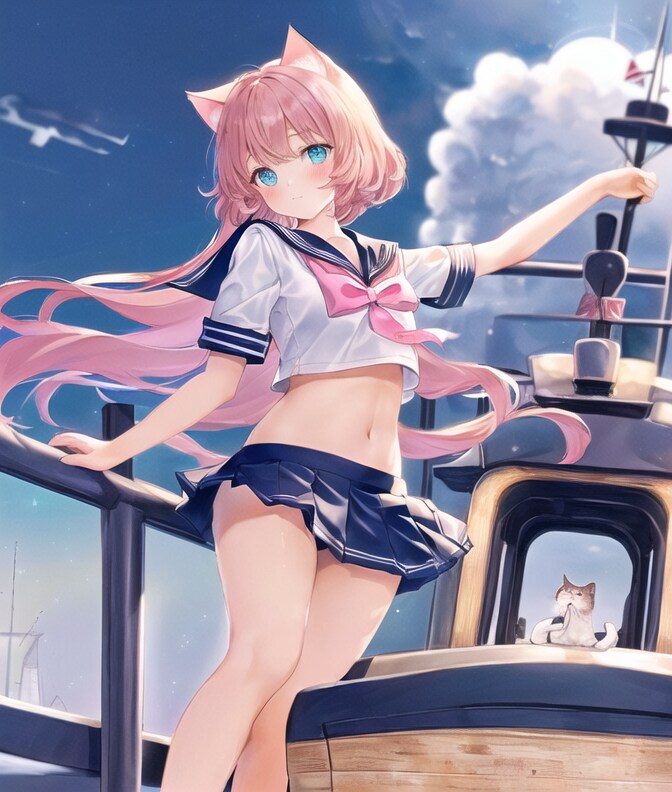 月猫アイドル、面舵一杯⚓