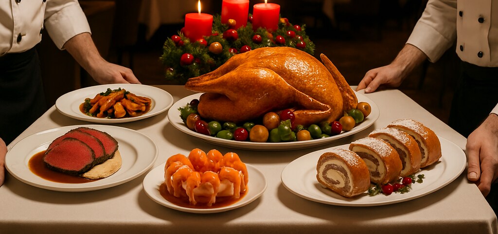 お腹減った・・・クリスマスのディナー