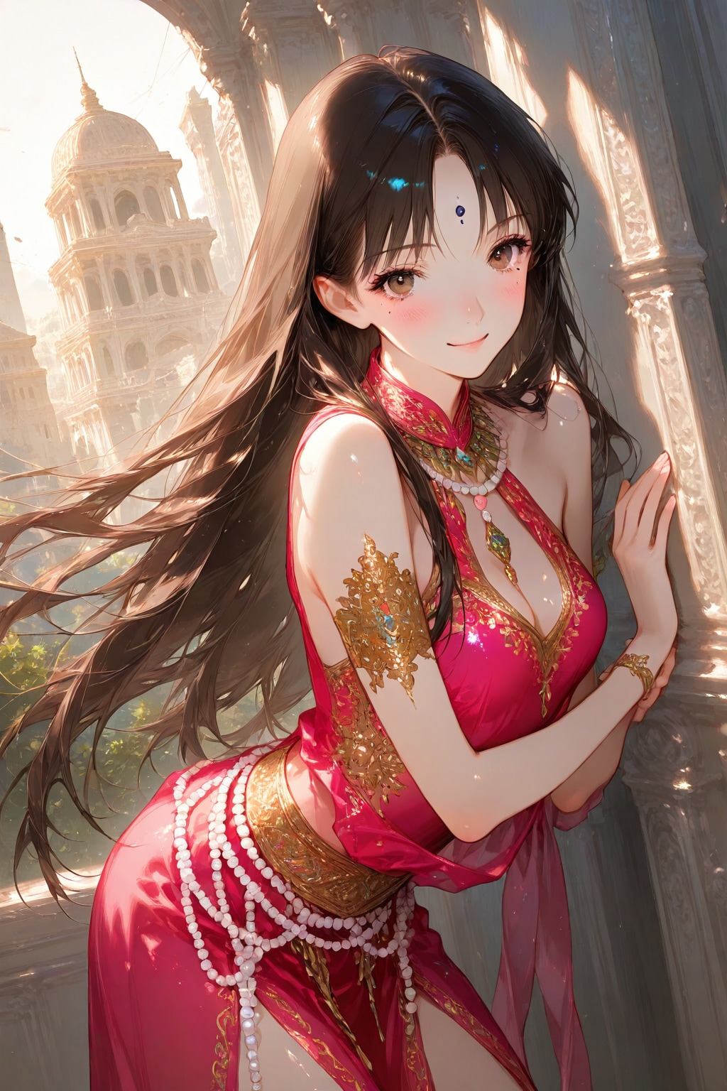 サリー/インドの民族衣装 | の人気AIイラスト・グラビア