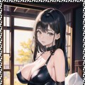黒ボディースーツ　black bodysuit 5枚目