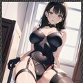 黒ボディースーツ　black bodysuit 10枚目