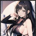 黒ボディースーツ　black bodysuit 6枚目