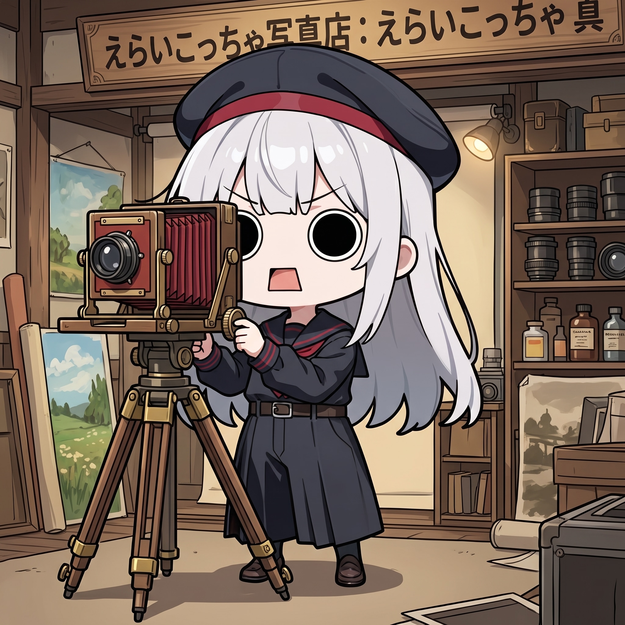 写真を撮るえらいこっちゃ嬢 | の人気AIイラスト・グラビア
