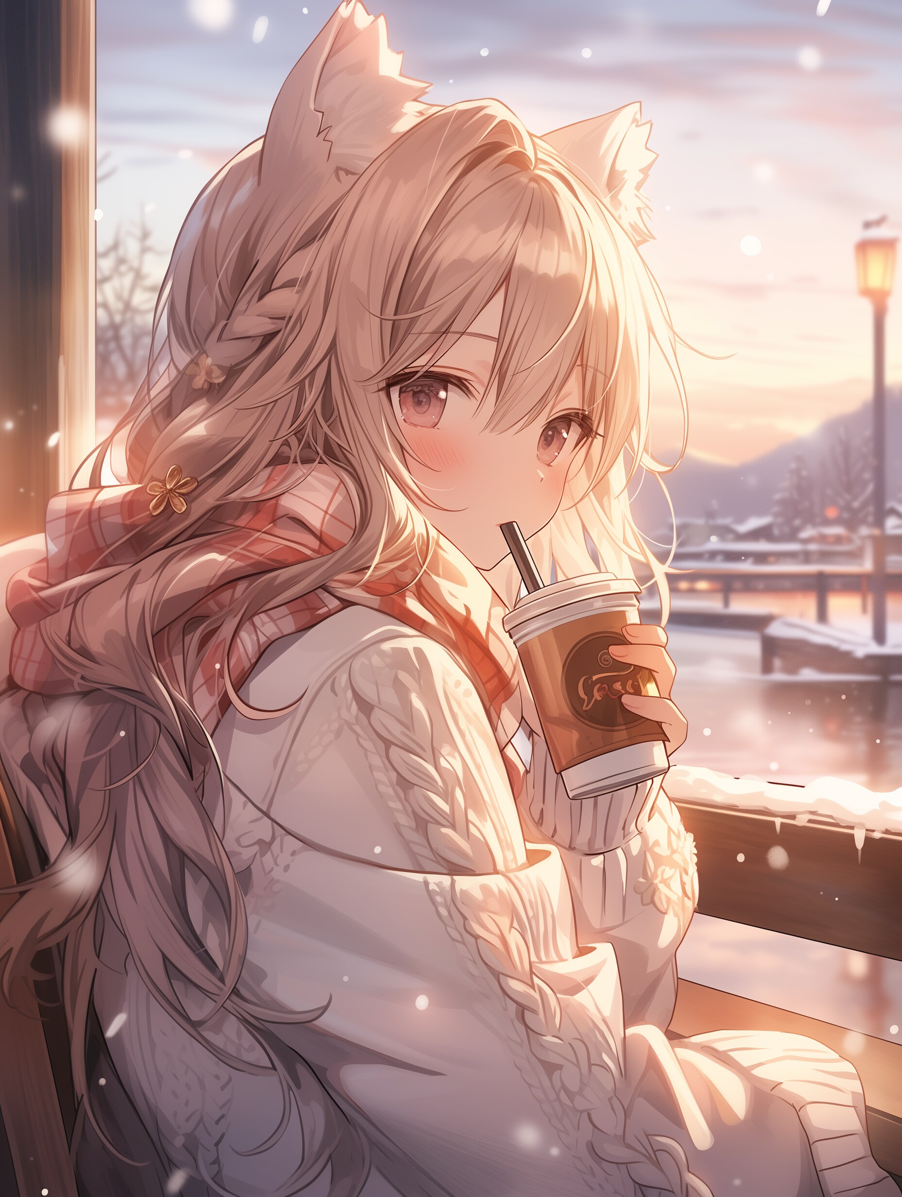 猫舌じゃないのか?…て…これ、アイスコーヒーだよ?