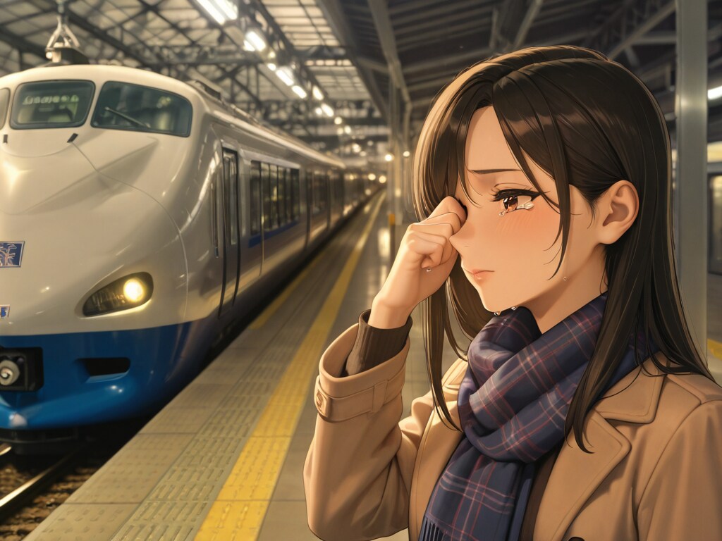 The train left, carrying everyone's thoughts...