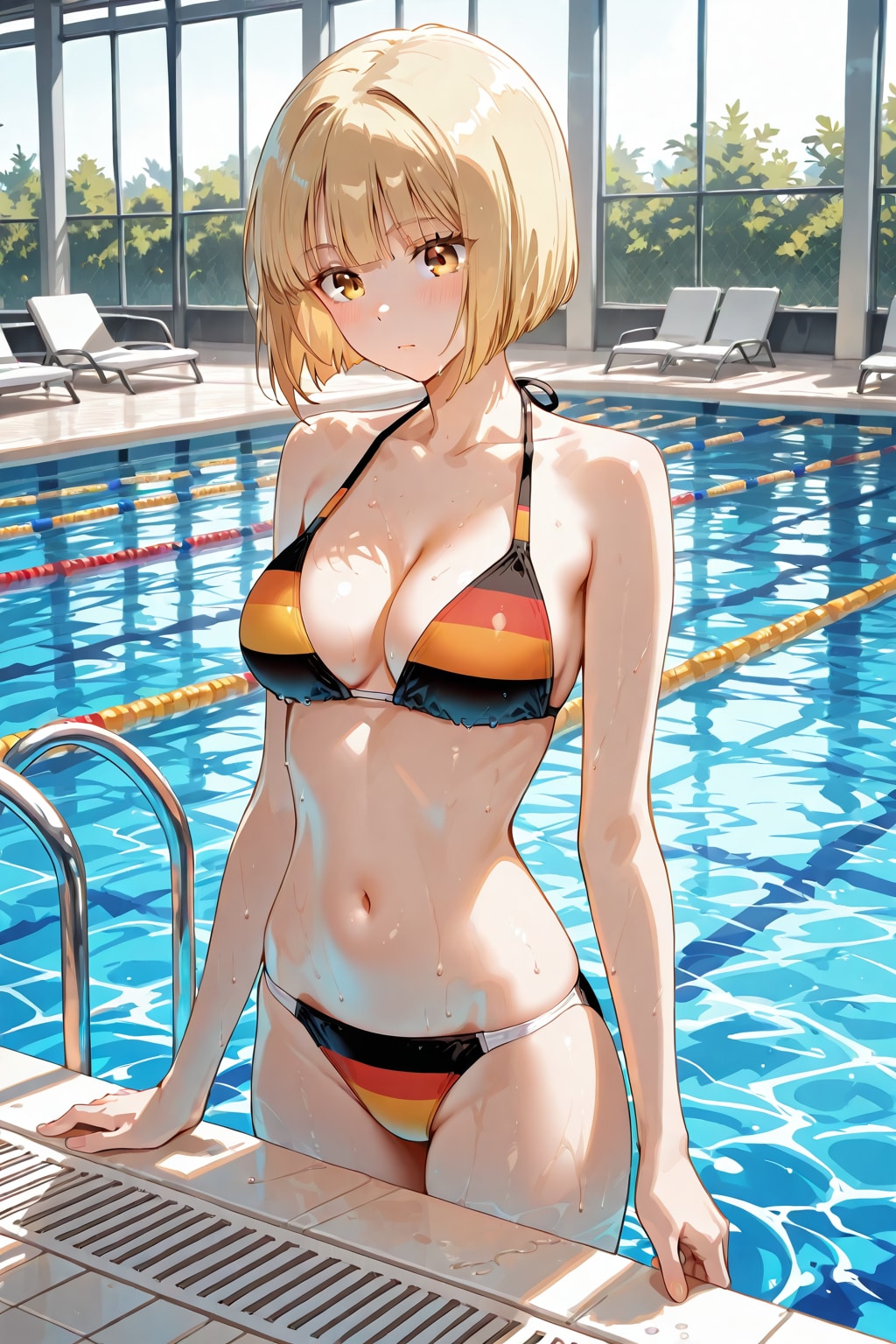 ドイツ国旗柄ビキニ