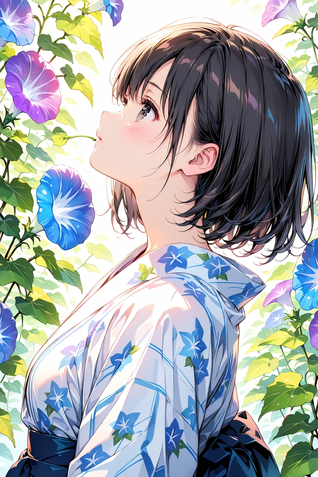 朝顔(LARIMAR)(5) | の人気AIイラスト・グラビア