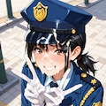 おまわりさん_顔射 2枚目