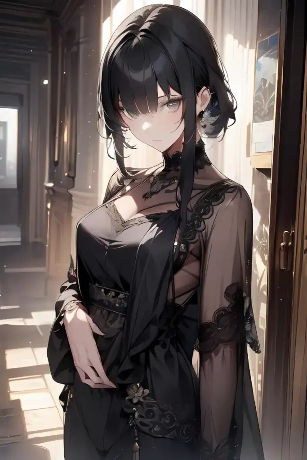 黒髪モデルちゃん