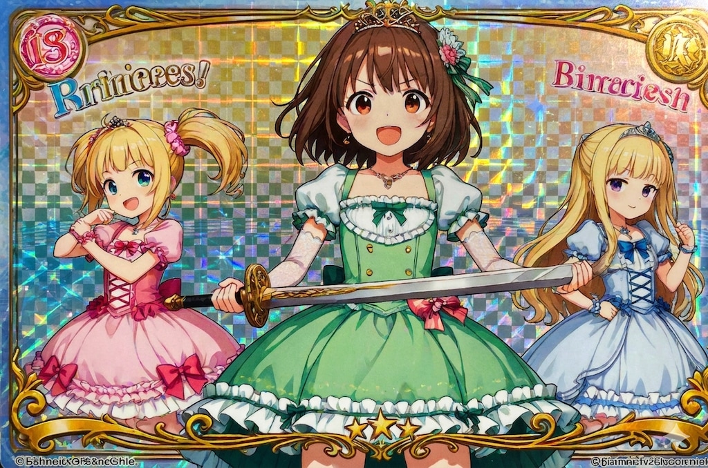 [12枚] プリンセスウォーズトレーディングシールに「ロリっ子プリンセス」登場！エロかわカッコいいロリプリを友達に貼って驚かせよう！1番乗りのチャンス!!!（姫さま！２７の１）