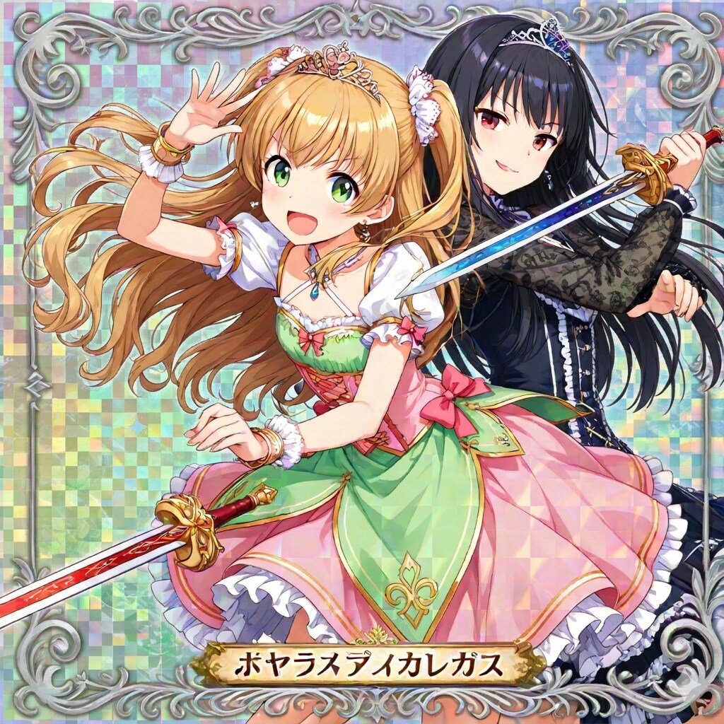[12枚] プリンセスウォーズトレーディングシールに「ロリっ子プリンセス」登場！エロかわカッコいいロリプリを友達に貼って驚かせよう！1番乗りのチャンス!!!（姫さま！２７の１）