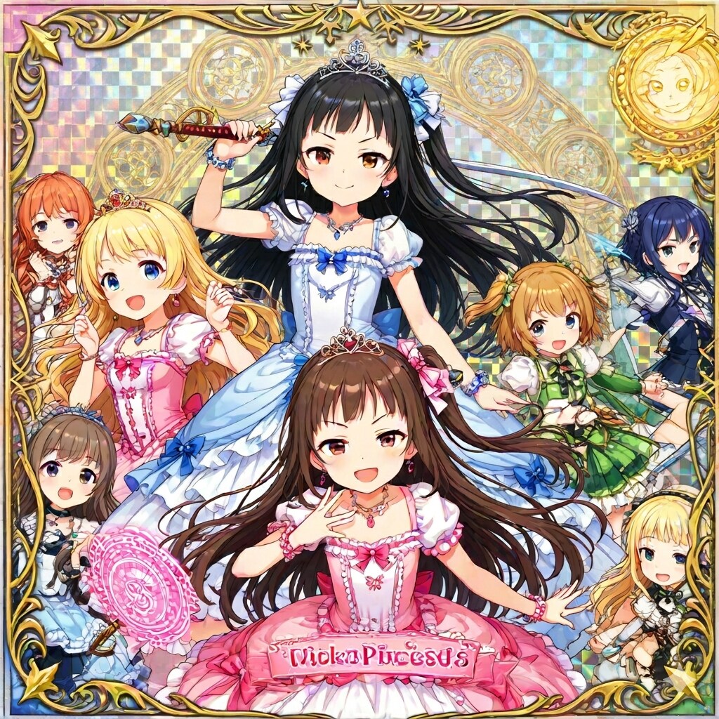 [12枚] プリンセスウォーズトレーディングシールに「ロリっ子プリンセス」登場！エロかわカッコいいロリプリを友達に貼って驚かせよう！1番乗りのチャンス!!!（姫さま！２７の１）