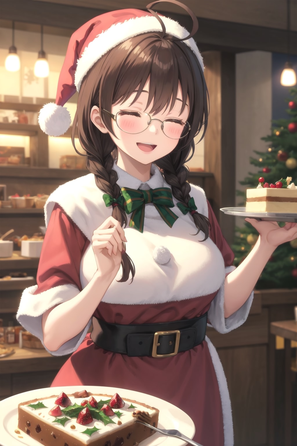 レストランもクリスマスモード