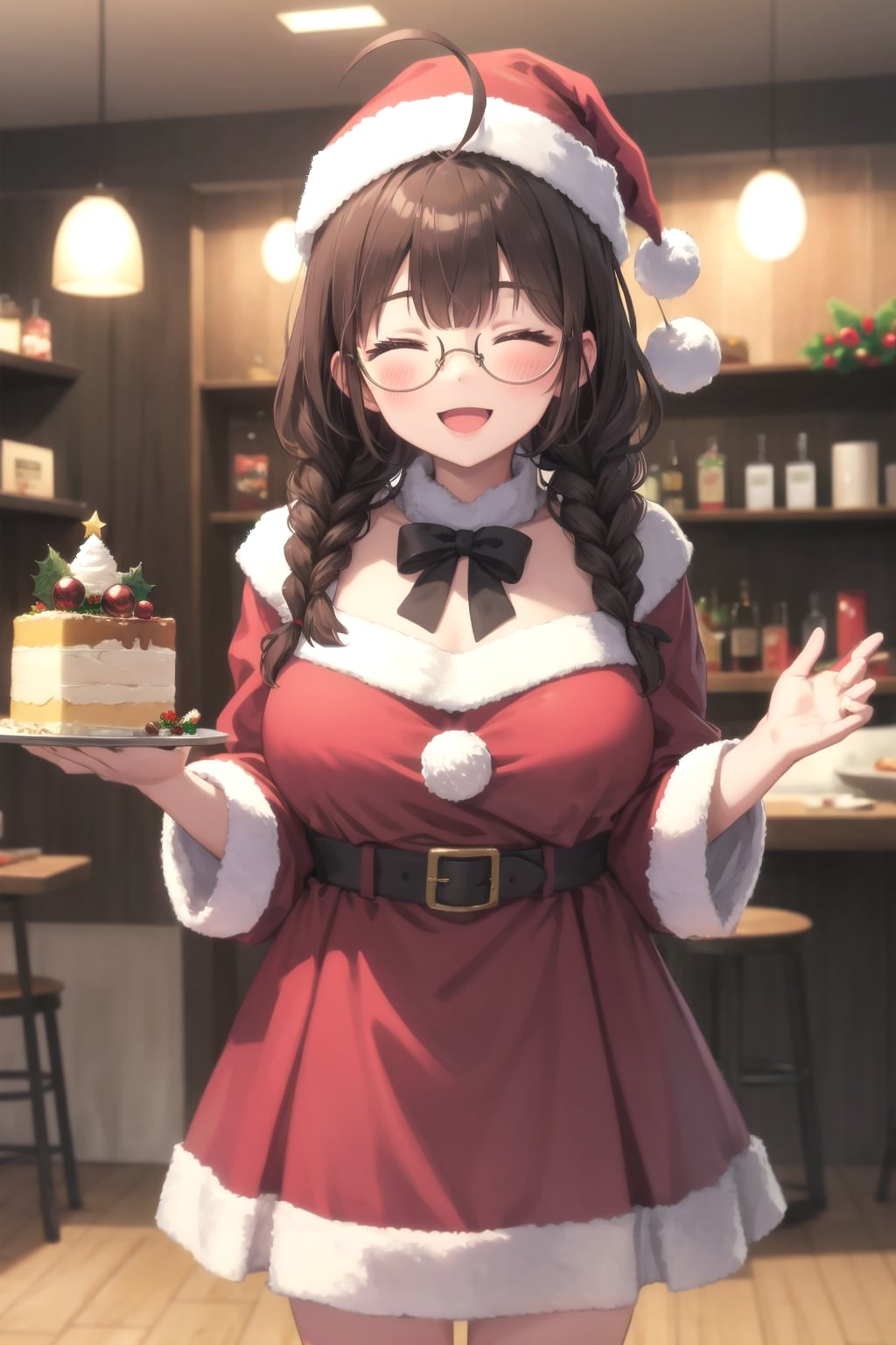 レストランもクリスマスモード