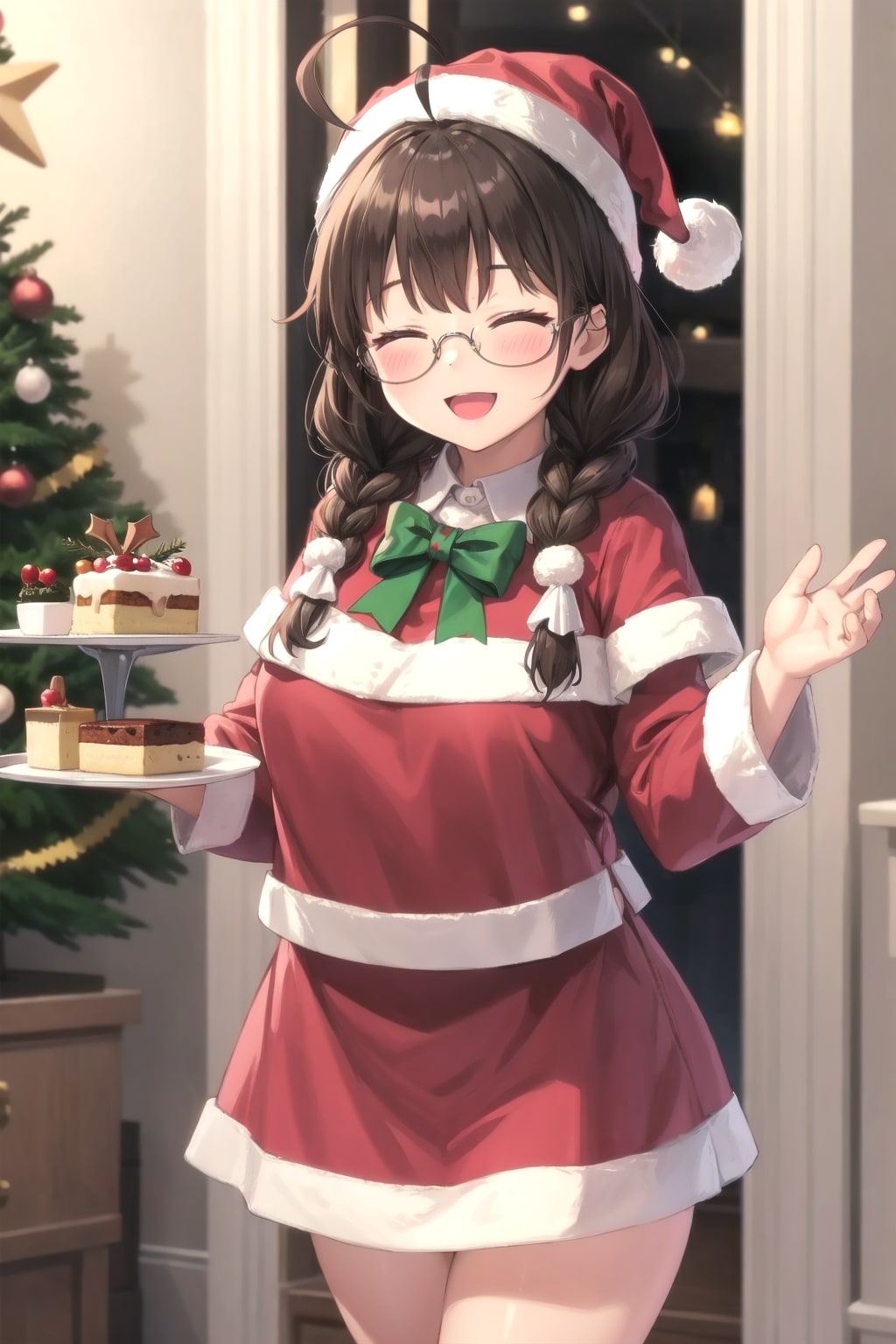 レストランもクリスマスモード