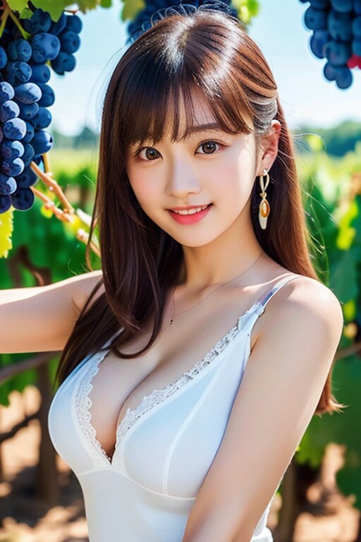 ブドウ狩り | の人気AIイラスト・グラビア