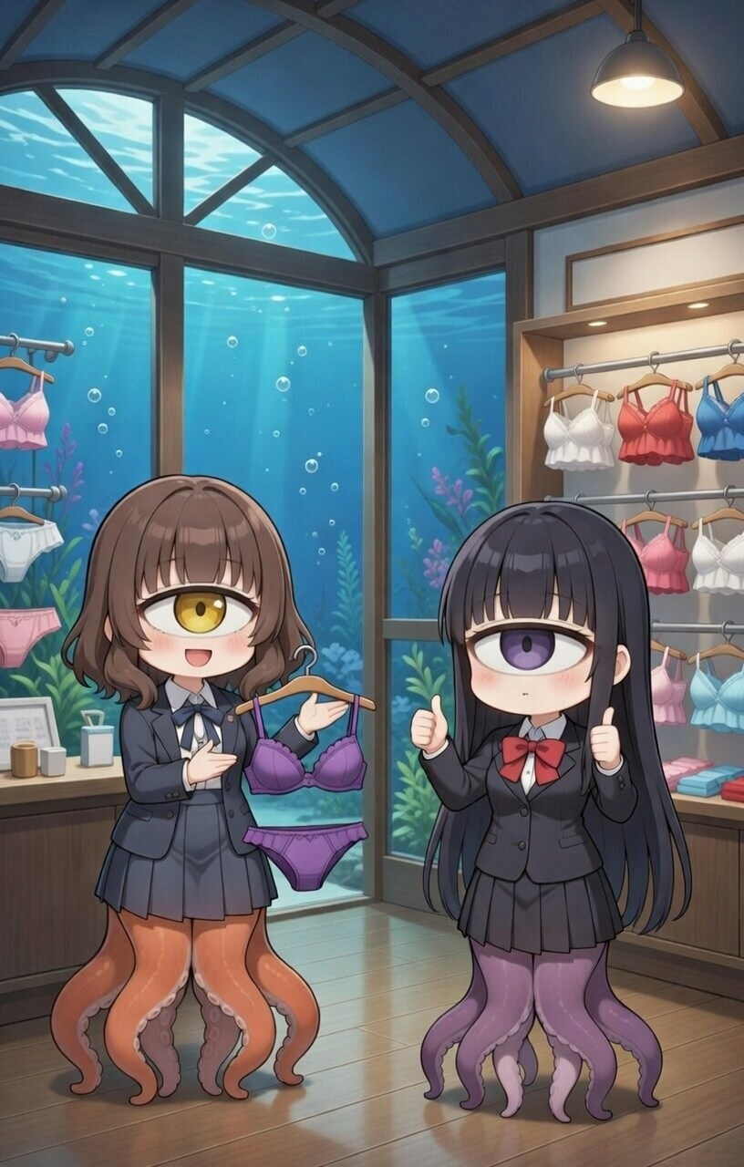 単眼スキュラちゃん.22　ランジェリーショップ４