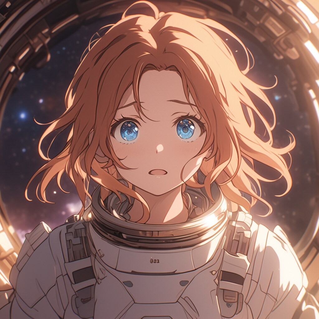 スペースコロニーの女の子　Space Colony Girls