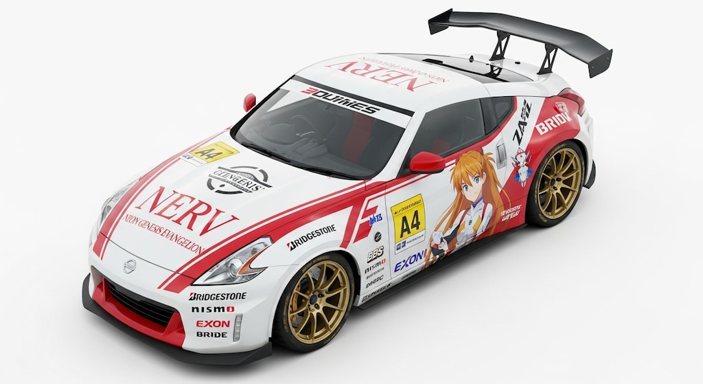 370Z新世紀エヴァンゲリオン痛車レーシングカー