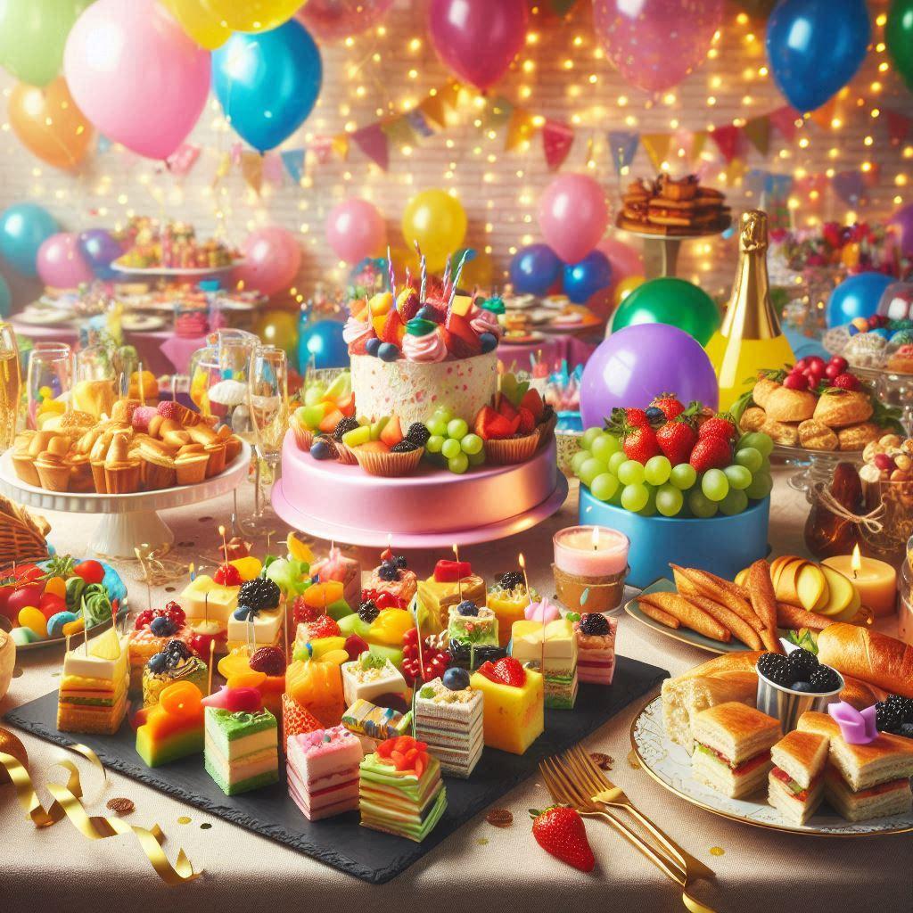 パーティー料理 | の人気AIイラスト・グラビア