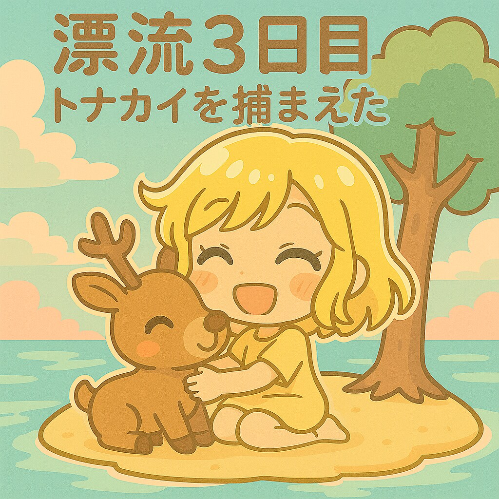 漂流３日目　トナカイをつかまえた | の人気AIイラスト・グラビア