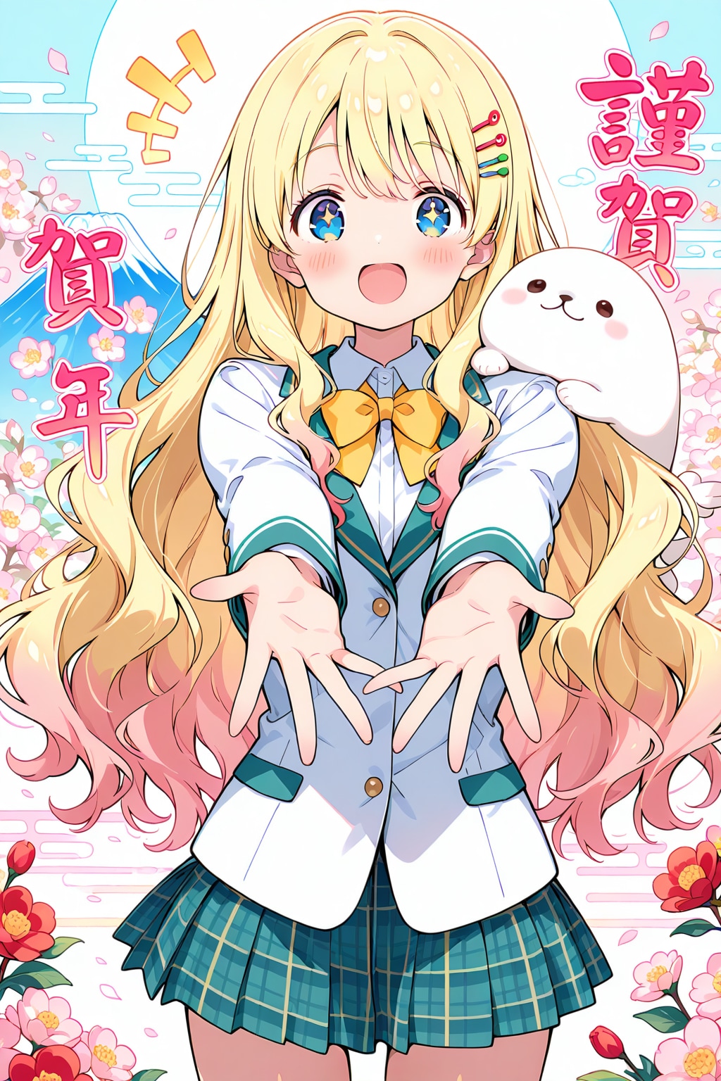 あけましてお年玉！ | の人気AIイラスト・グラビア