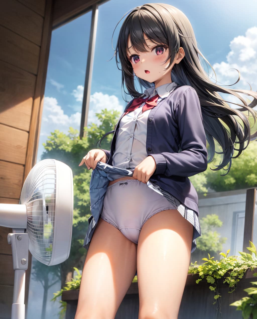 汗だく女児パンツちゃん