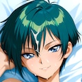 凛々しい緑髪さん抱き枕 3枚目