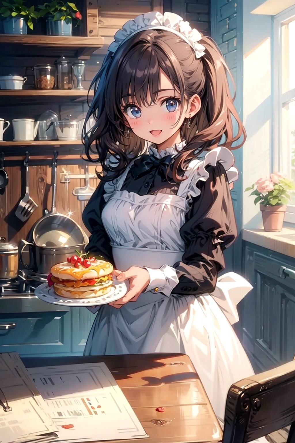 TOPAZ:maid | の人気AIイラスト・グラビア