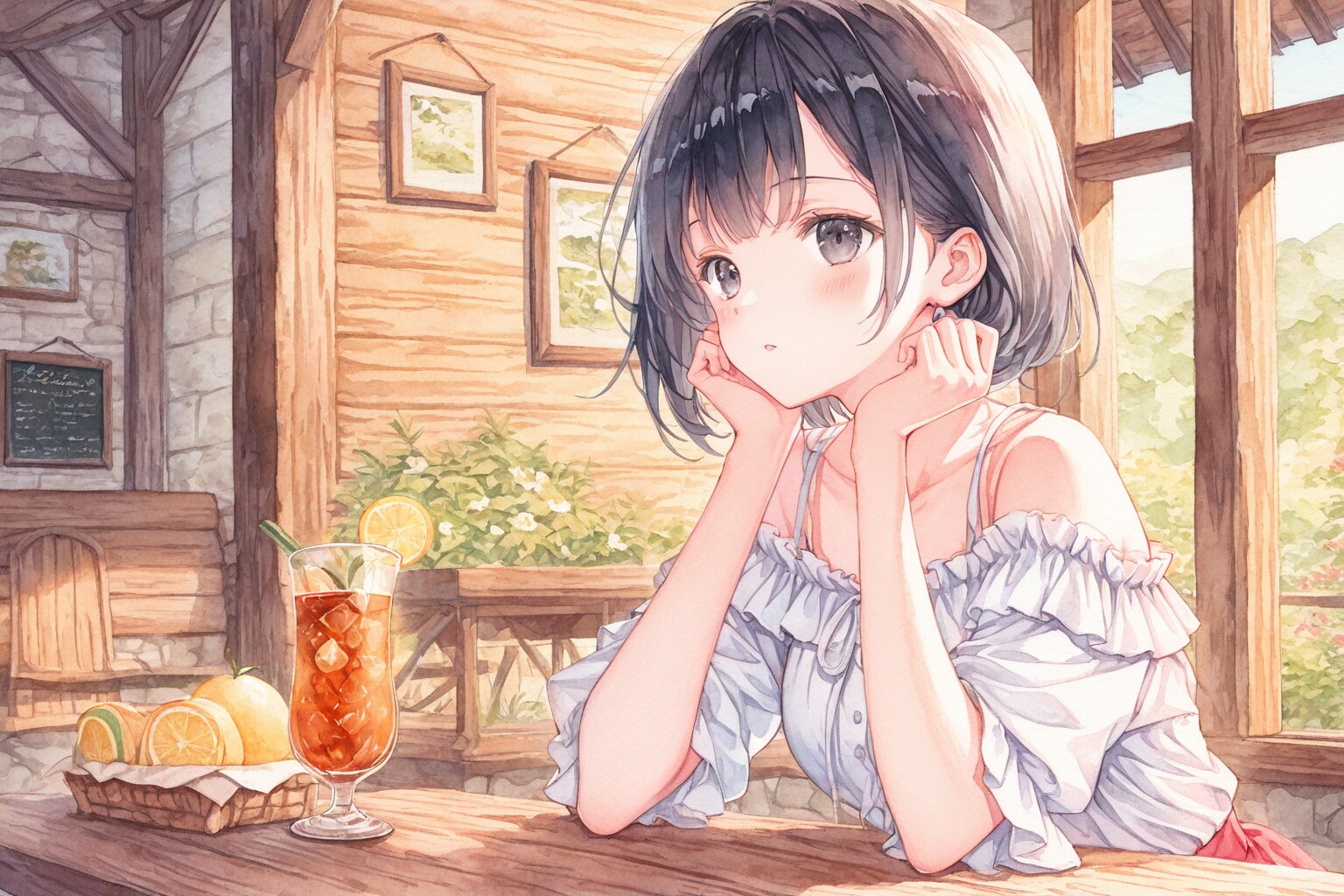 カフェのひと時23