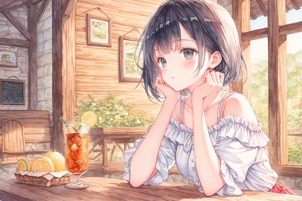 カフェのひと時23