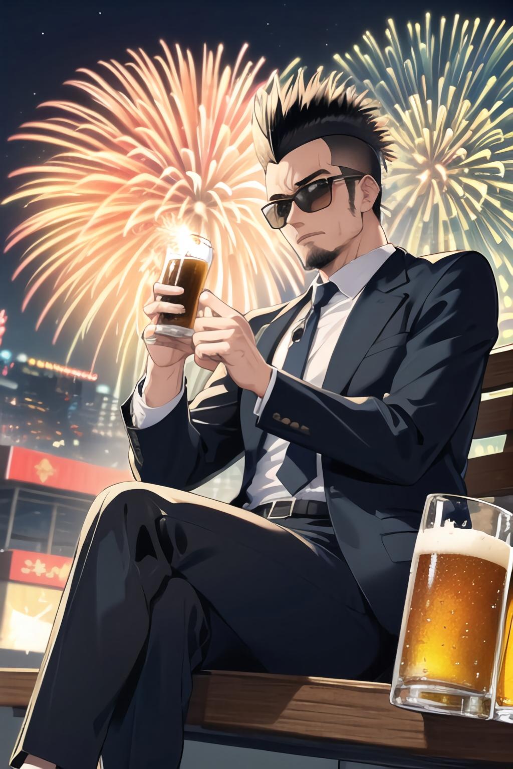 祭りの特等席 | の人気AIイラスト・グラビア