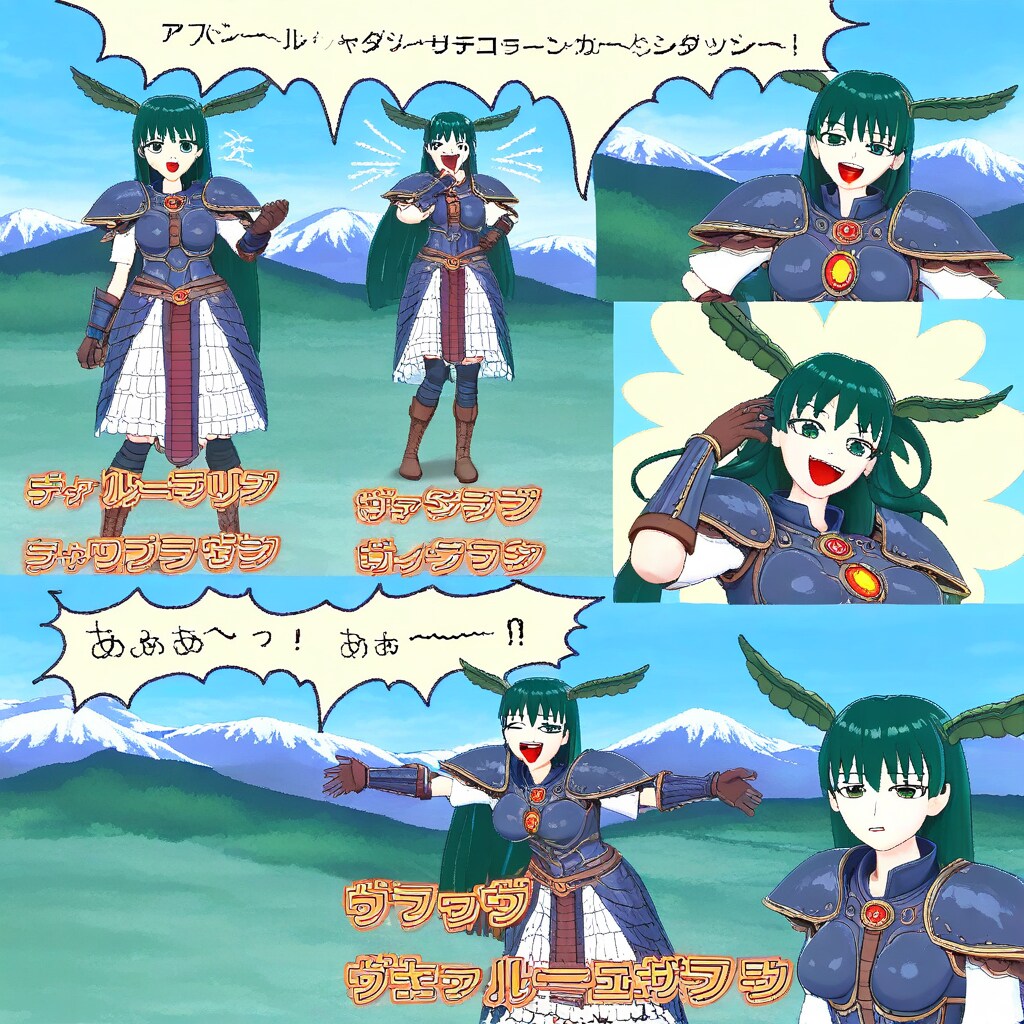 なんか山で歌ってるドラゴンバスターちゃん | の人気AIイラスト・グラビア