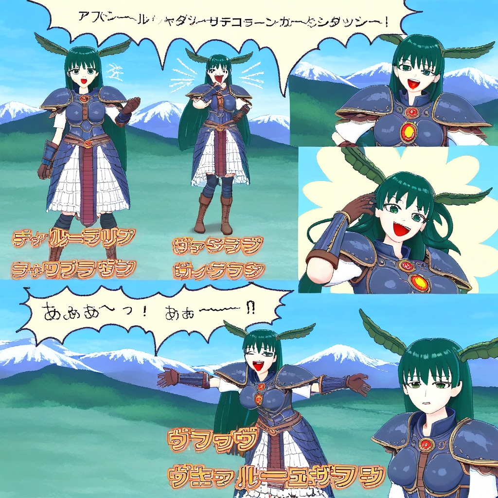 なんか山で歌ってるドラゴンバスターちゃん