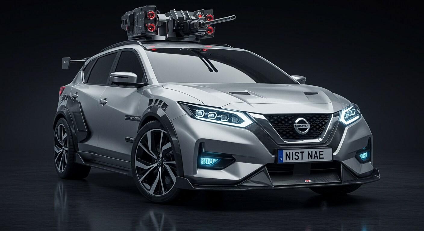 日産コンセプト軍用車　レーザーガン搭載