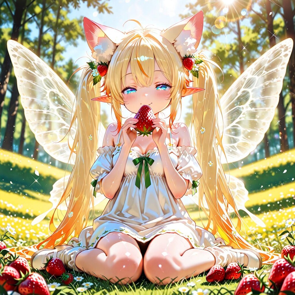 7枚）イチゴと妖精さん
