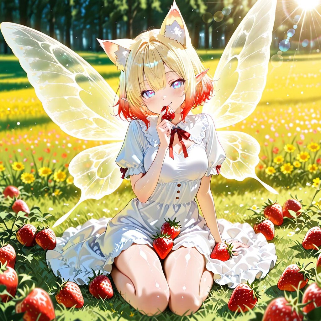 7枚）イチゴと妖精さん