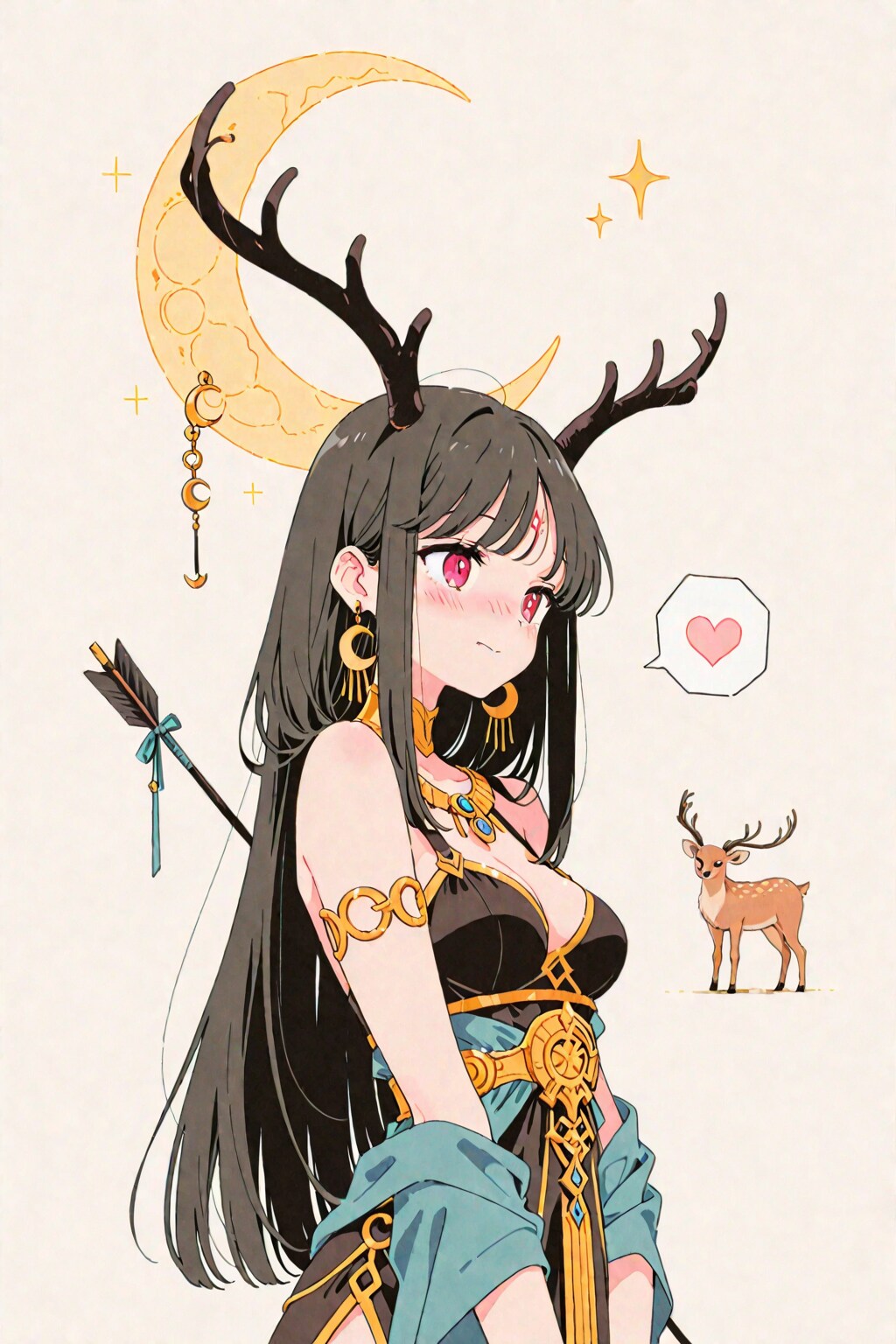Artemis Goddess of: The hunt, wilderness, and the moon