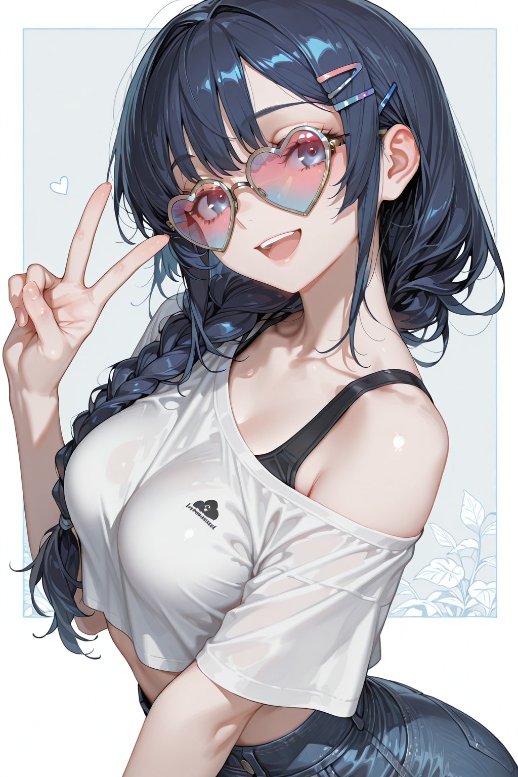 ハートサングラス