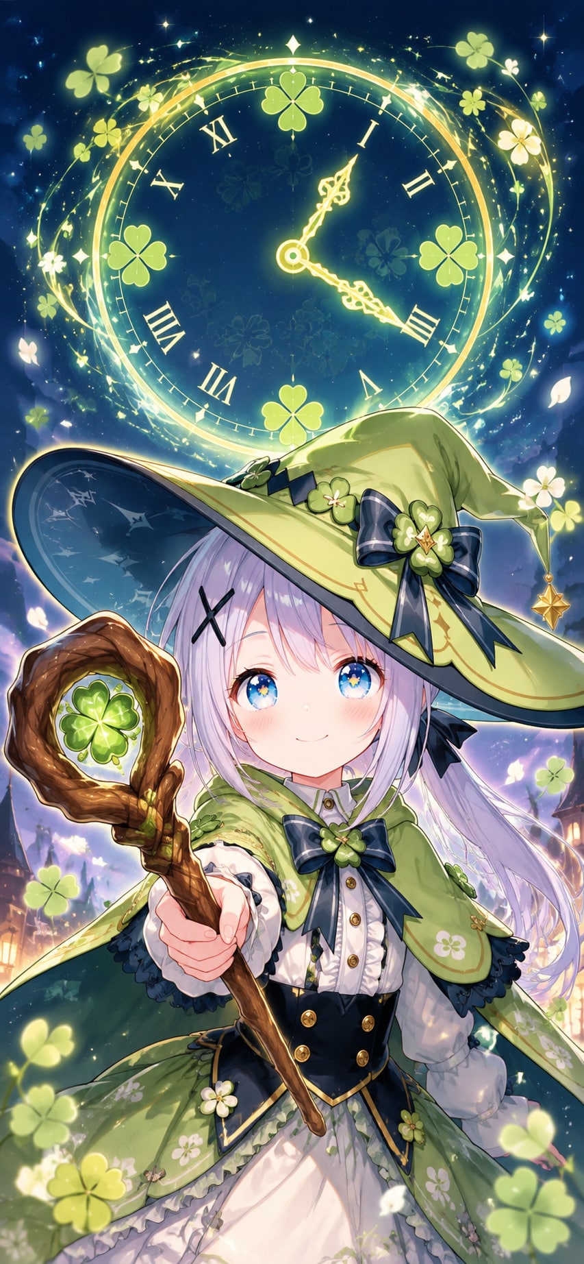 魔法で動くアナログ時計