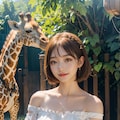 キリン🦒と写真を撮ろう 5枚目