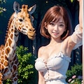 キリン🦒と写真を撮ろう 8枚目