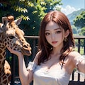キリン🦒と写真を撮ろう 6枚目