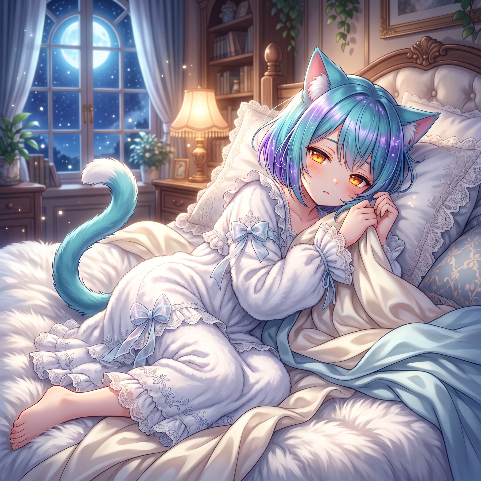 眠りに落ちる ミケちゃん | の人気AIイラスト・グラビア