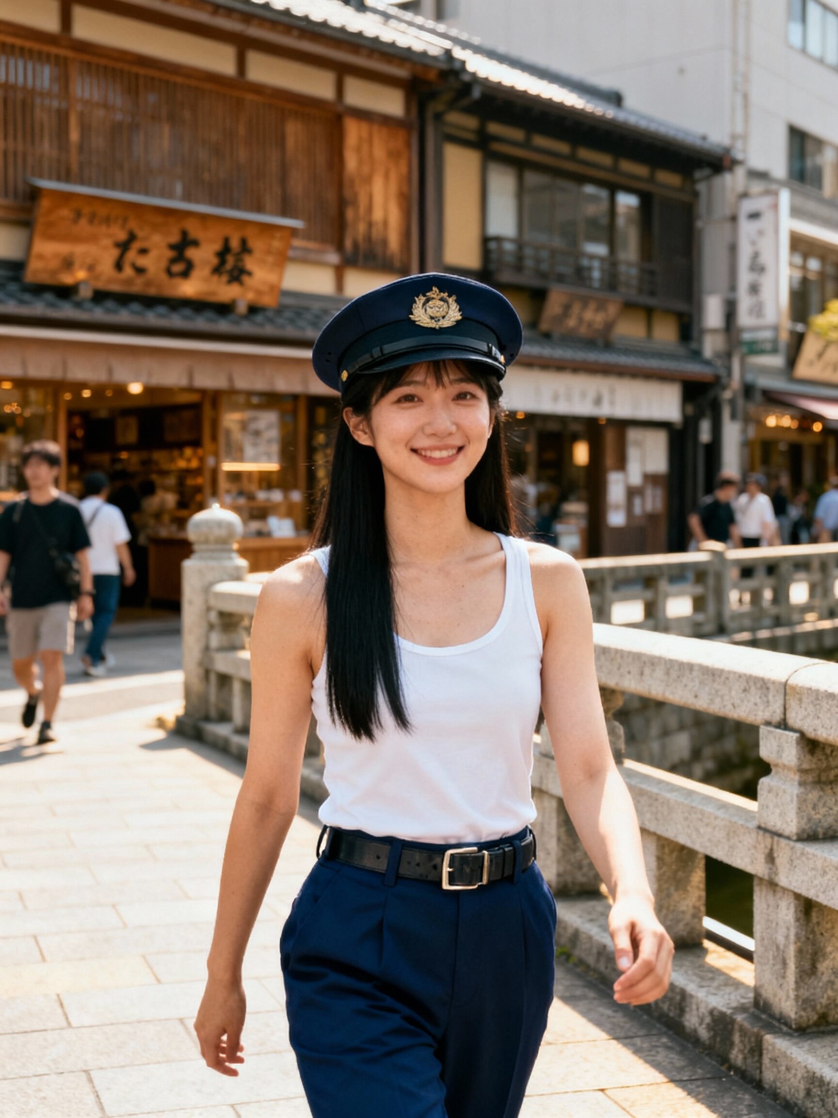 かっこかわいい婦警姫神英梨菜の日本橋パトロール