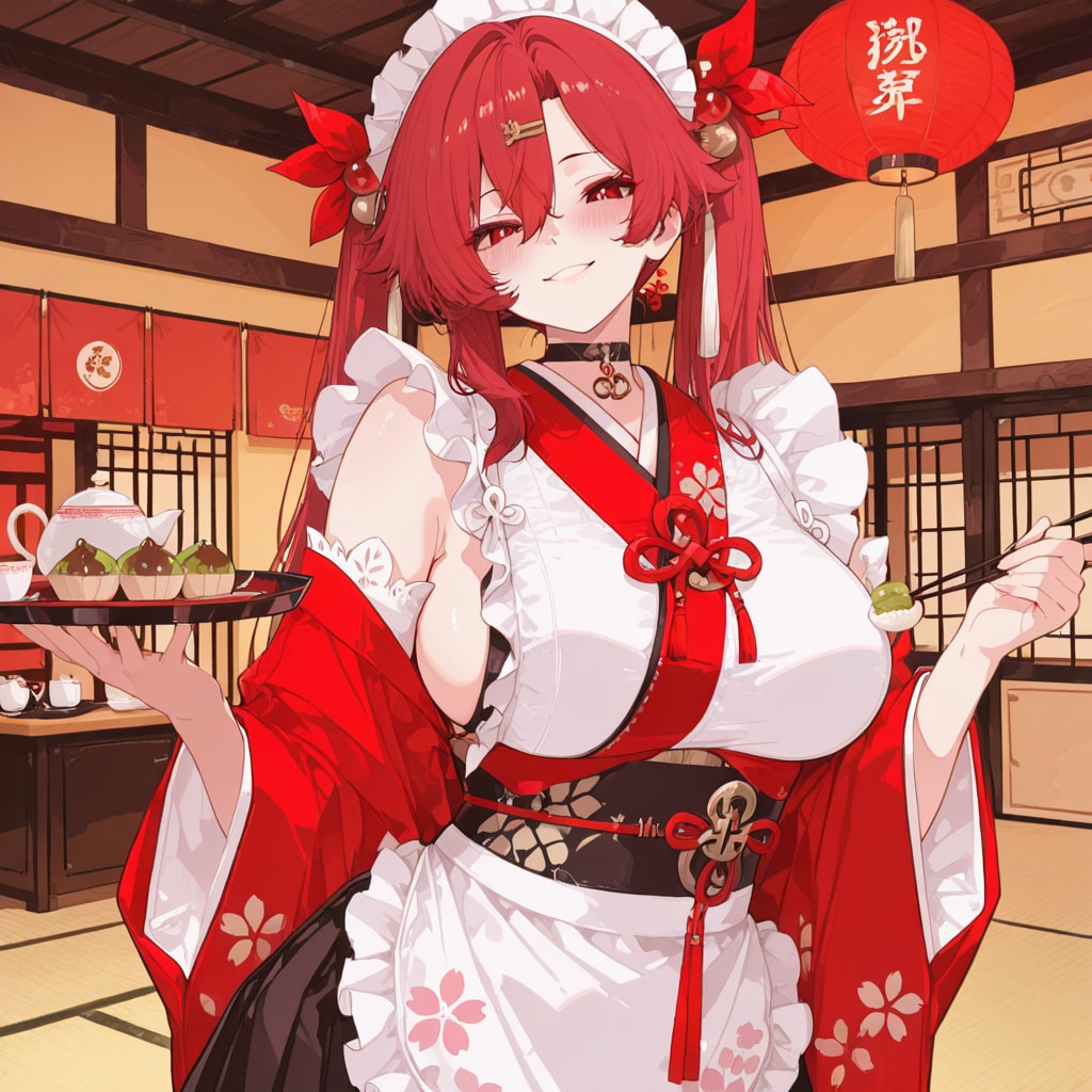 お箸の達人・和風メイド店長